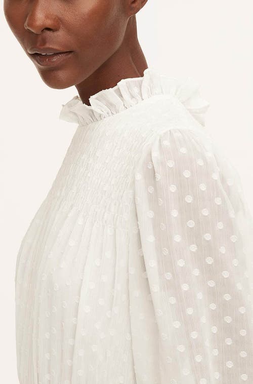 REBECCA TAYLOR REBECCA TAYLOR CLIP-DOT SHIRT DRESS
