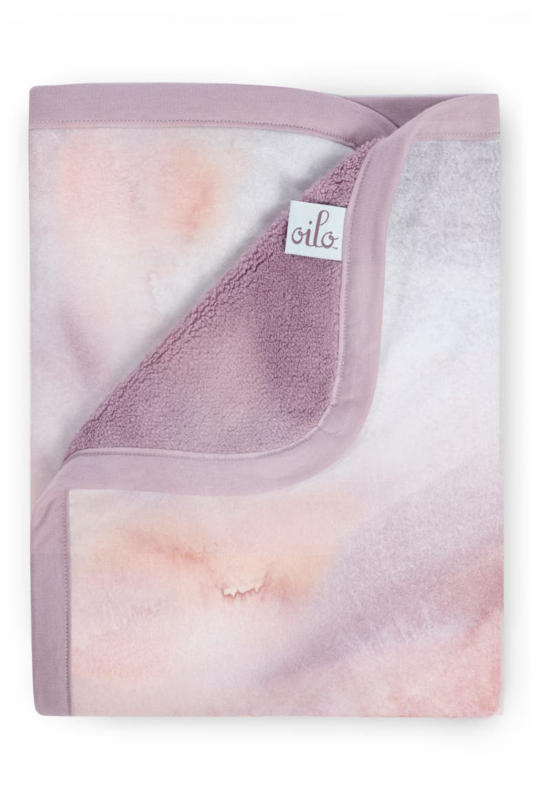 Sandstone Jersey Cuddle Blanket, Main, color, LAVENDER