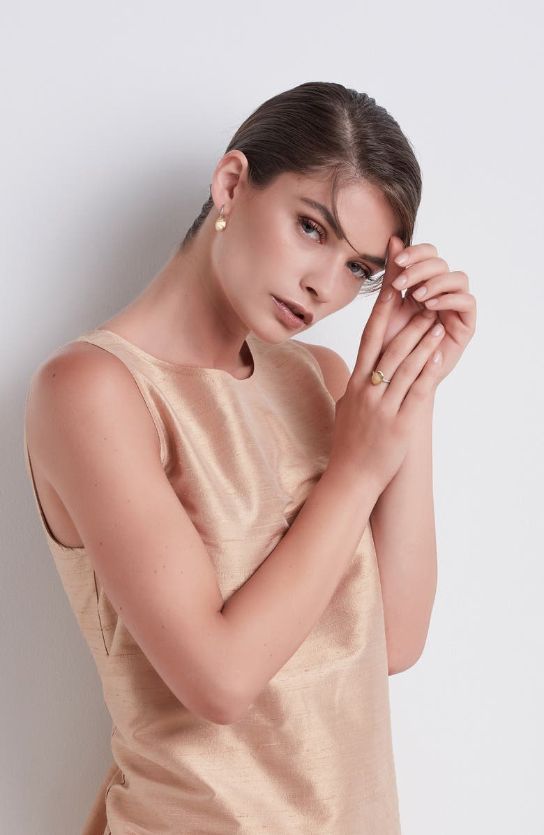 Marco Bicego Siviglia 18K Yellow & White Gold Diamond North South Ring, Alternate, color,