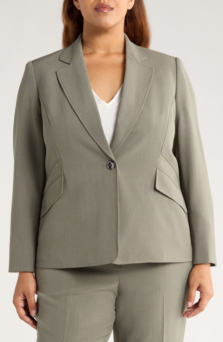 KASPER One-Button Blazer, Alternate, color, 
