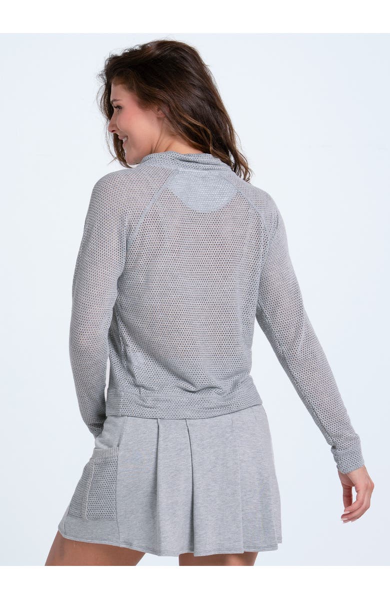 Lucky in Love Chill Day Long Sleeve, Alternate, color, Heather Grey