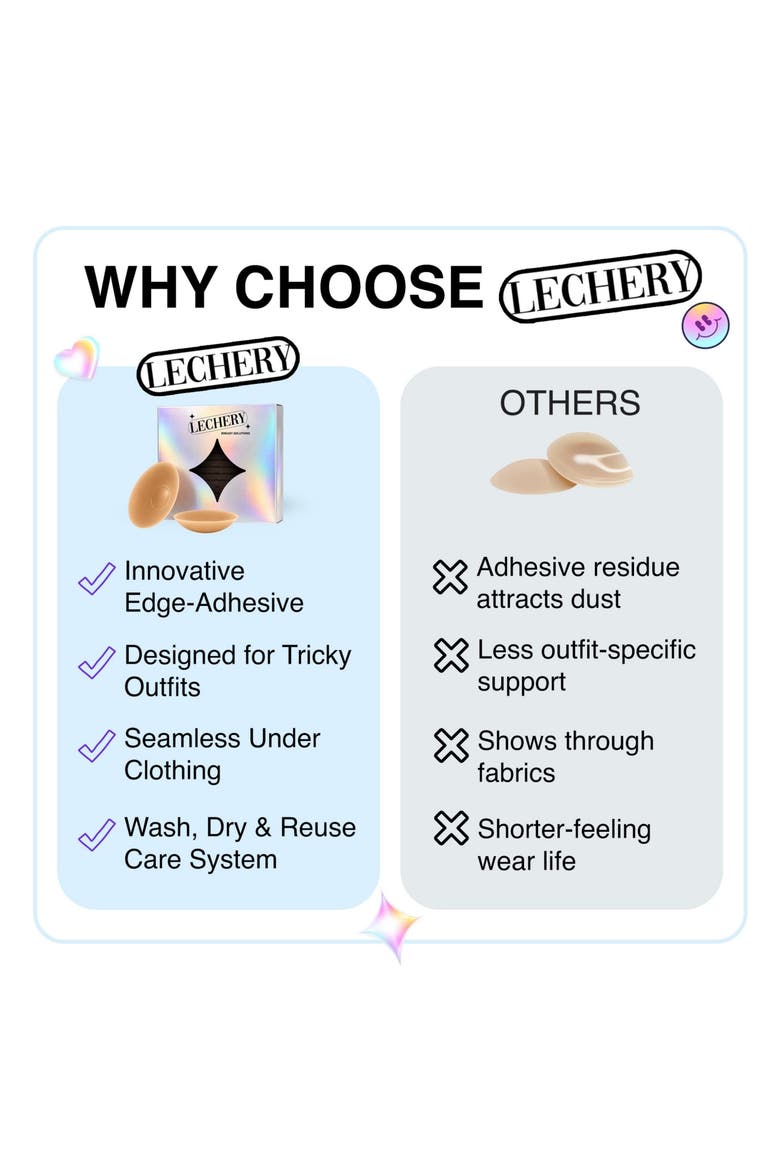Edgestick Circle Adhesive-Free Center Reusable Silicone Nipple Covers, Alternate, color, Chai