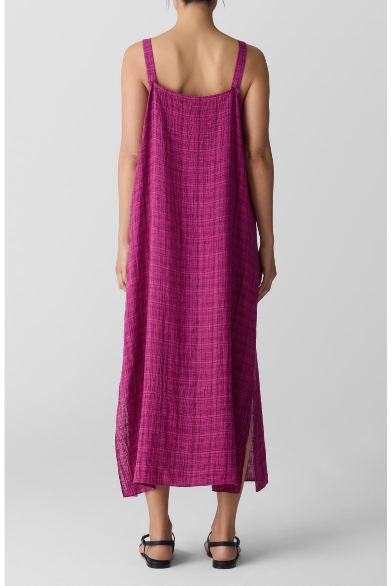 eileen fisher square neck silk dress Square Neck Organic Linen Dress (Women)