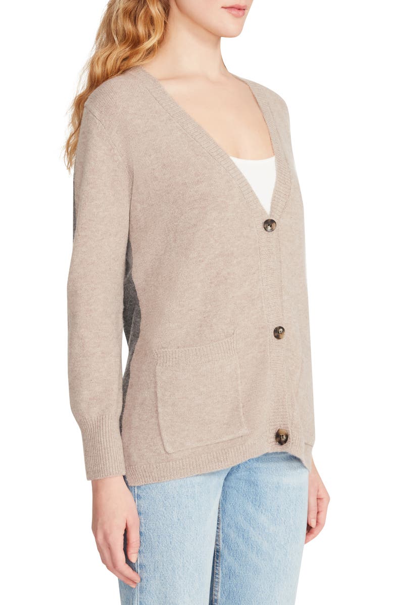 Steve Madden Classic Beauty Colorblock Cardigan, Alternate, color, 