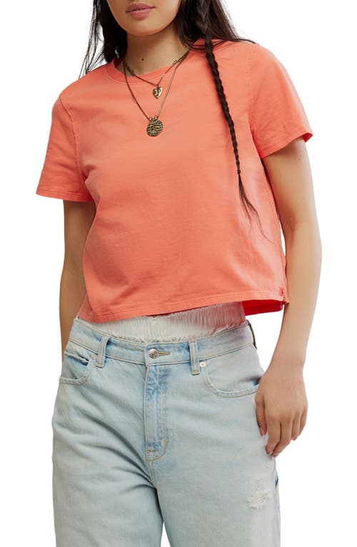Free People The Perfect T-shirt In Orange