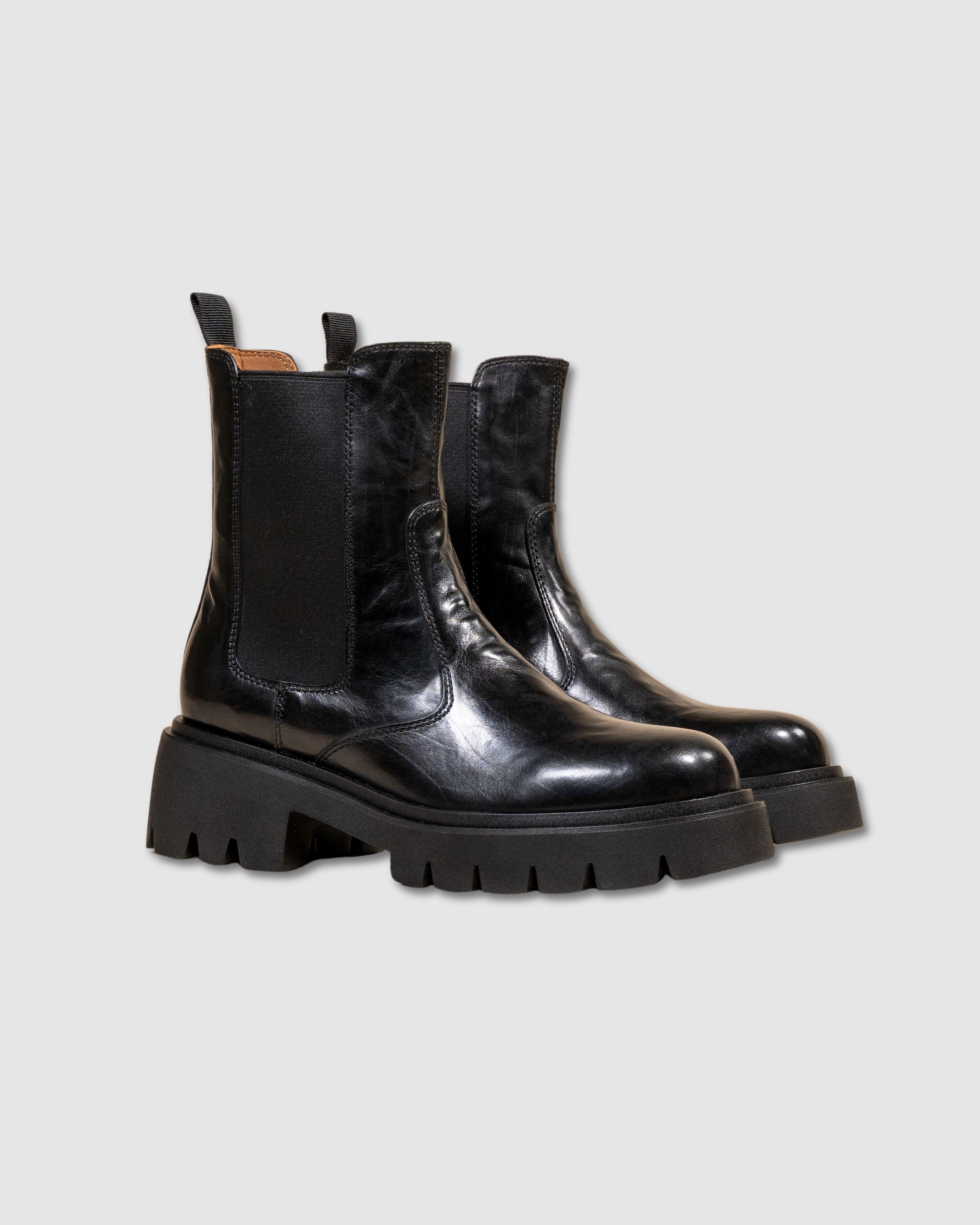 MI/MAI Arne Chunky Sole Ankle Boots, Alternate, color, Black