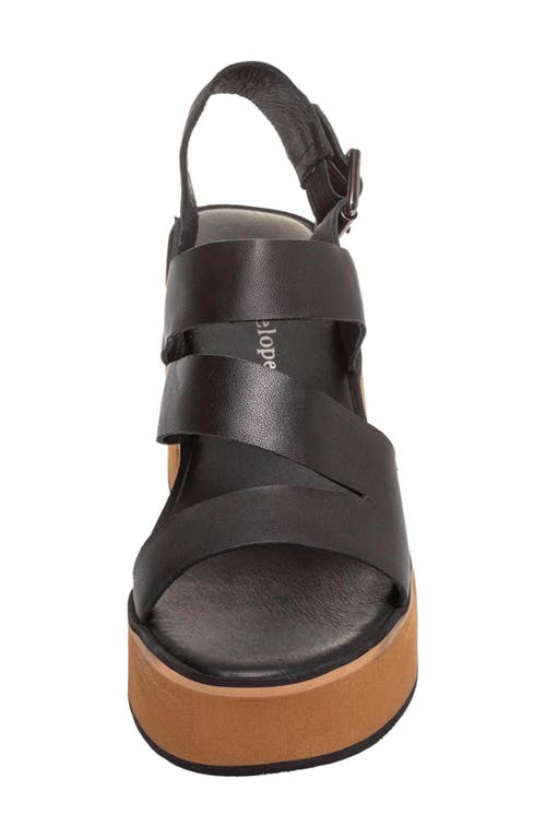 Antelope Ina Platform Slingback Sandal In Black