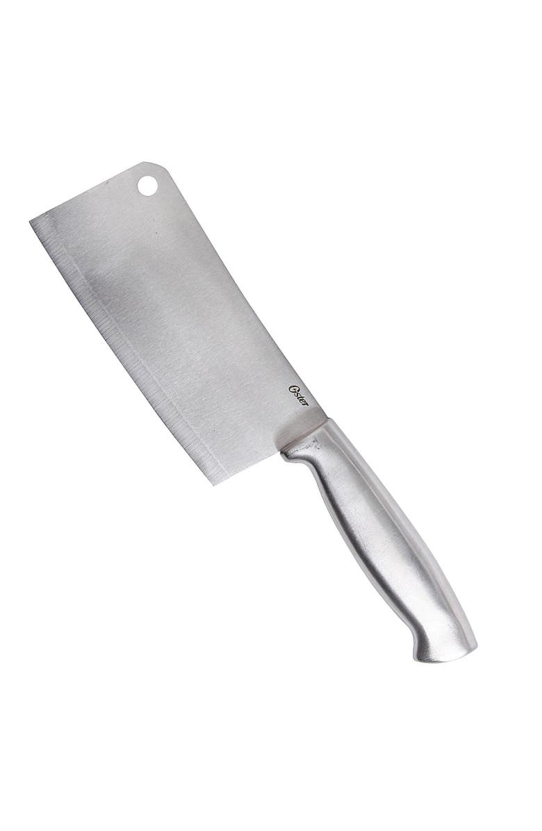 OSTER Baldwyn 6.25 Inch Stainless Steel Cleaver Knife, Alternate, color, Silver