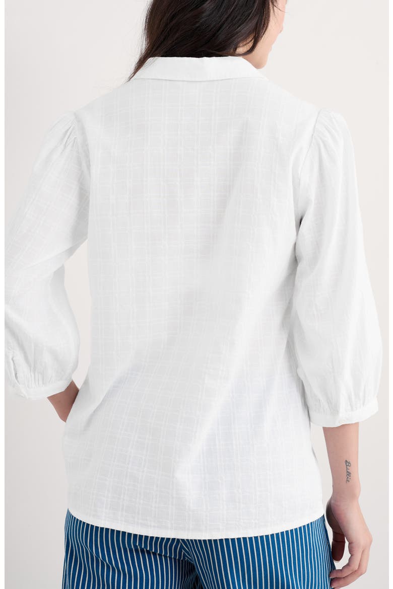 Hope Cottage Organic Cotton Button-Up Shirt, Alternate, color, SALT