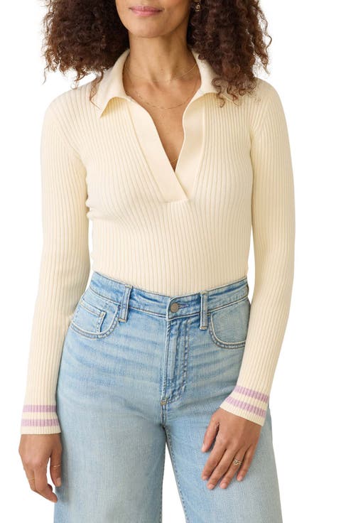 Shiloh Organic Cotton & Cashmere Polo Sweater