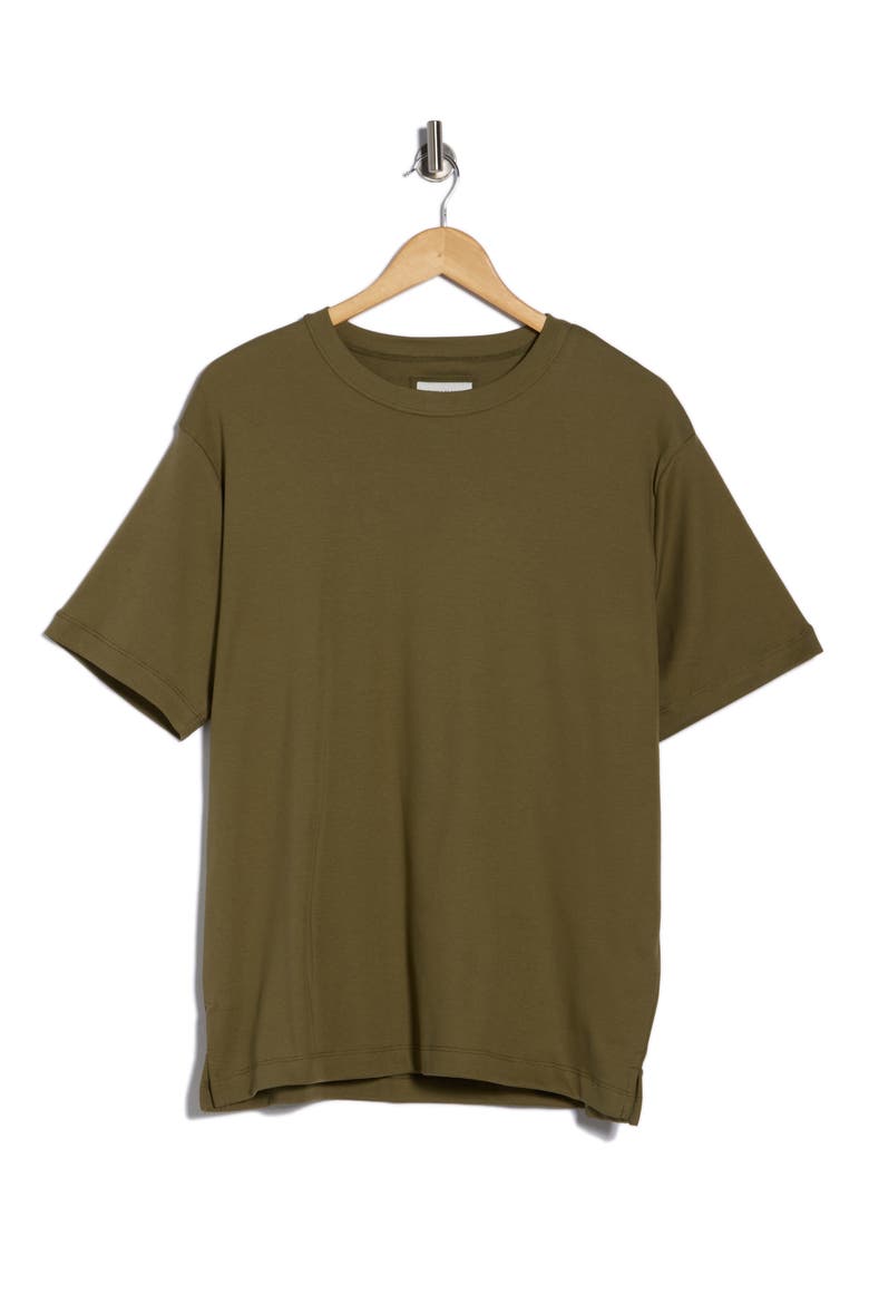 Mercerized Cotton T-Shirt, Alternate, color, PISTACHIO