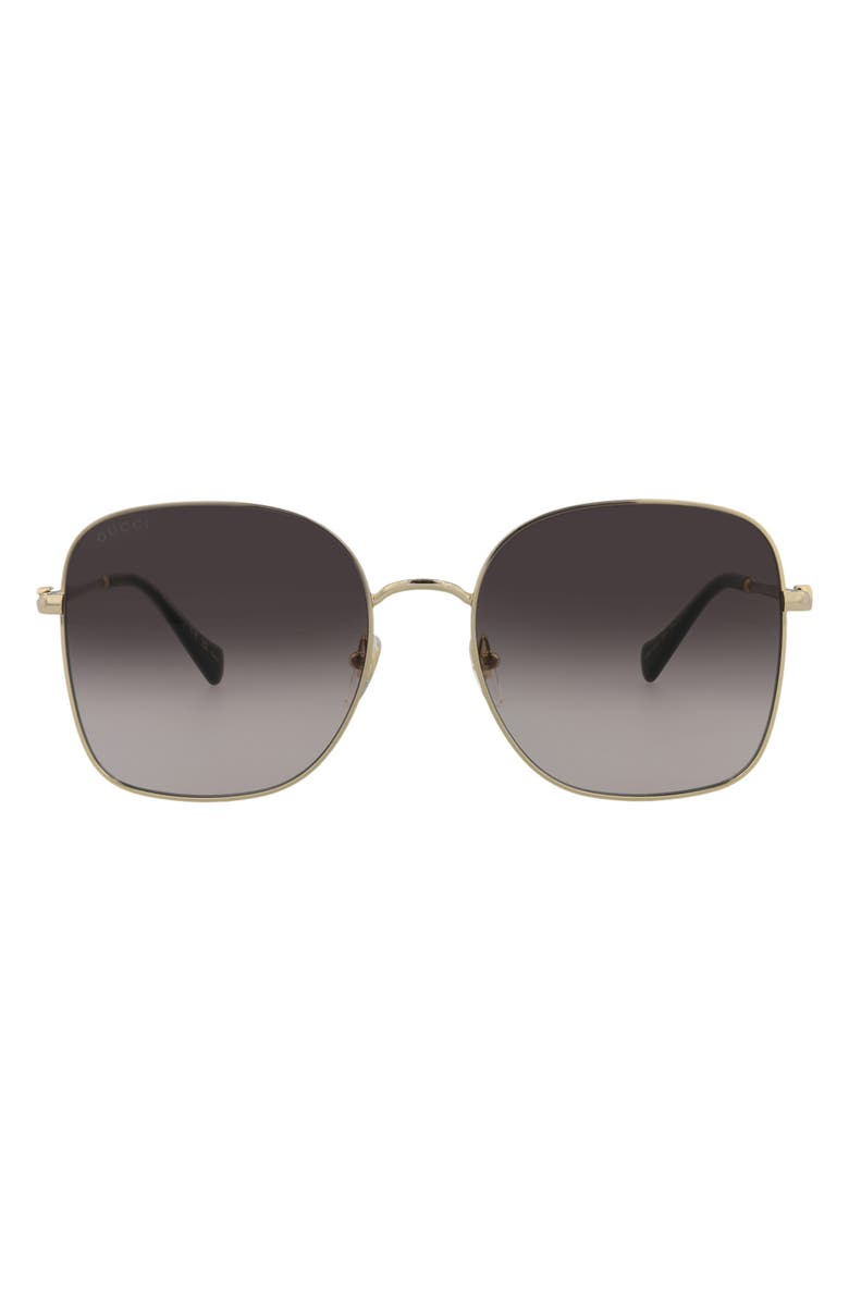 Gucci 59mm Square Sunglasses, Main, color,