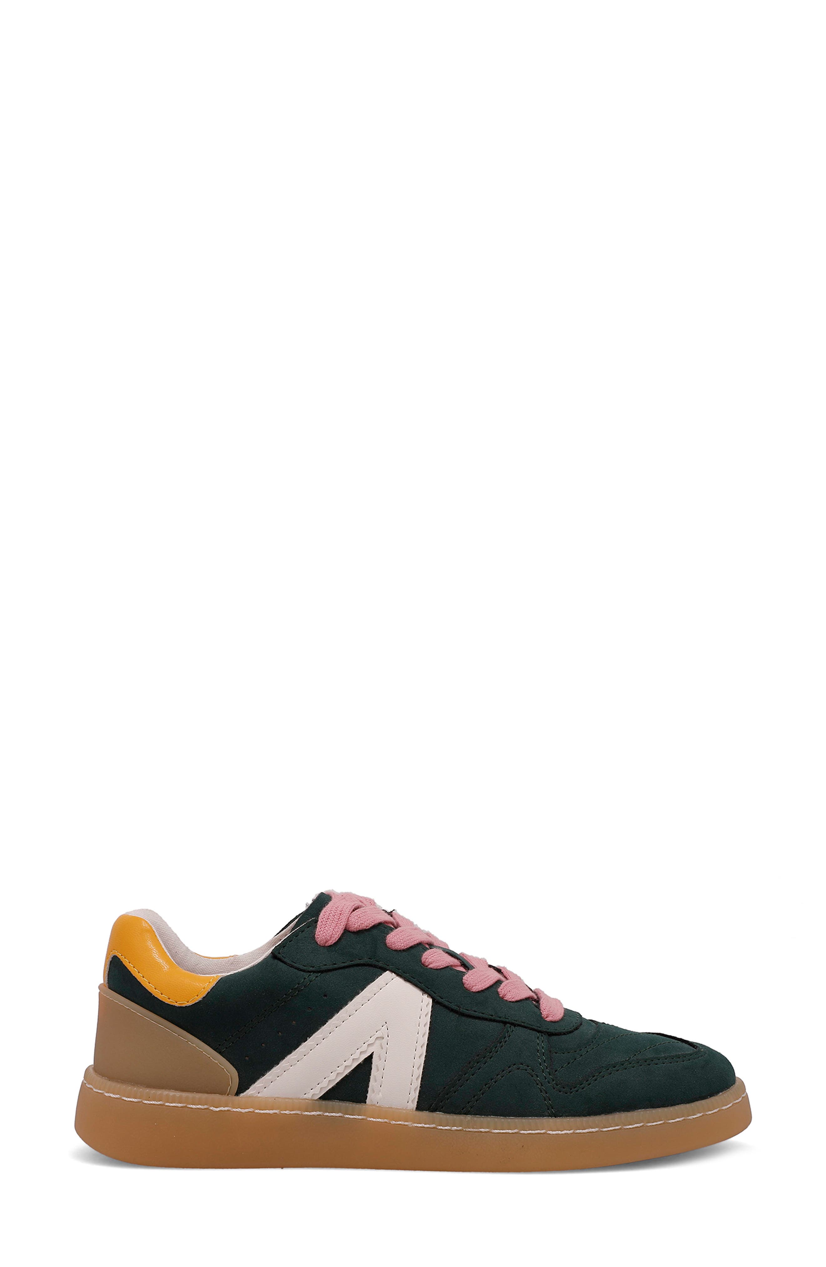 MIA Vesta Low Top Sneaker, Alternate, color, White/ Yellow/ Green