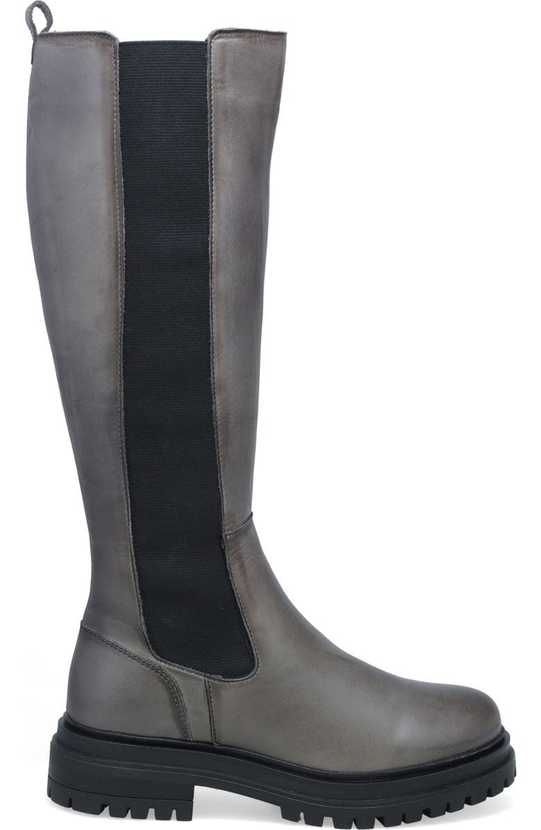 Miz Mooz Loren Knee High Boot, Alternate, color, Graphite Antique Bur