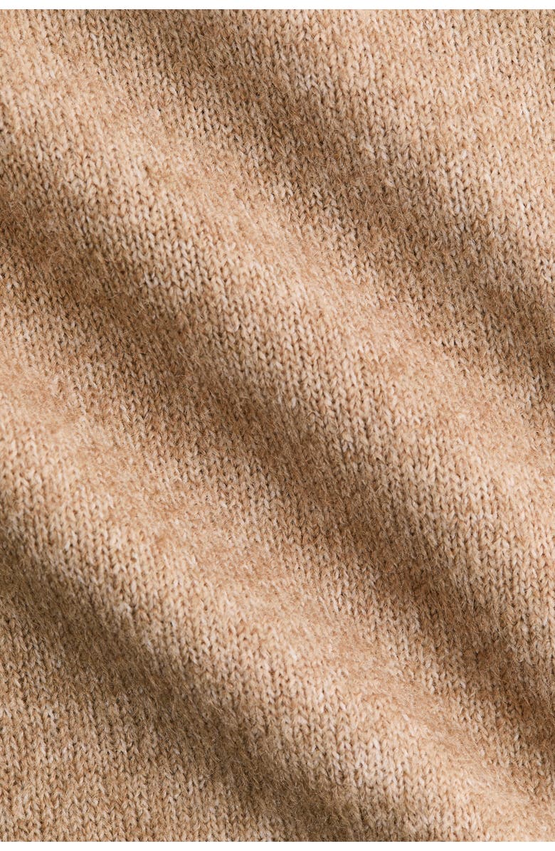 H&M Loose-fit Cardigan, Alternate, color, Beige Melange