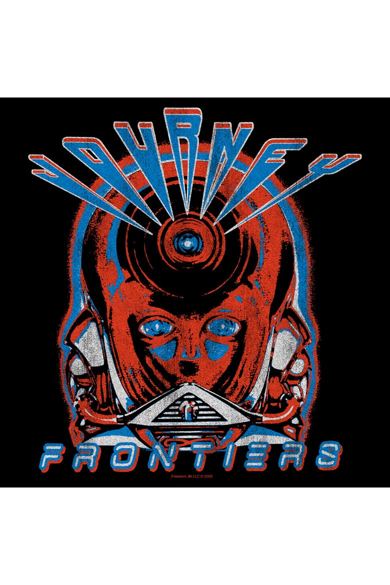 Men's Journey Retro Frontiers Symbol  Graphic T-Shirt, Alternate, color, Black