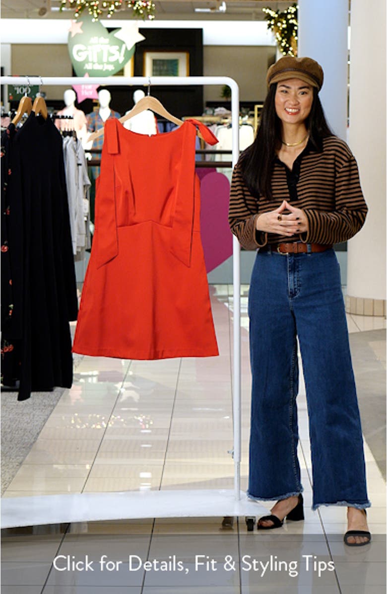 Satin Tie Detail Minidress, sales video thumbnail