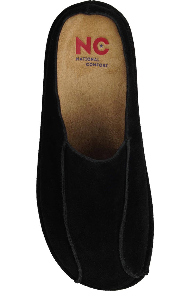 National Comfort Suede Mule, Alternate, color, Black Suede