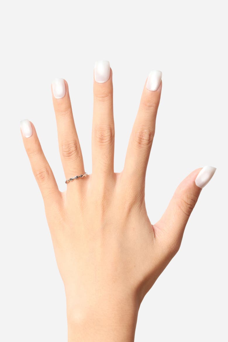 Casual But Make It Chic Square Press on Nails, Alternate, color, White