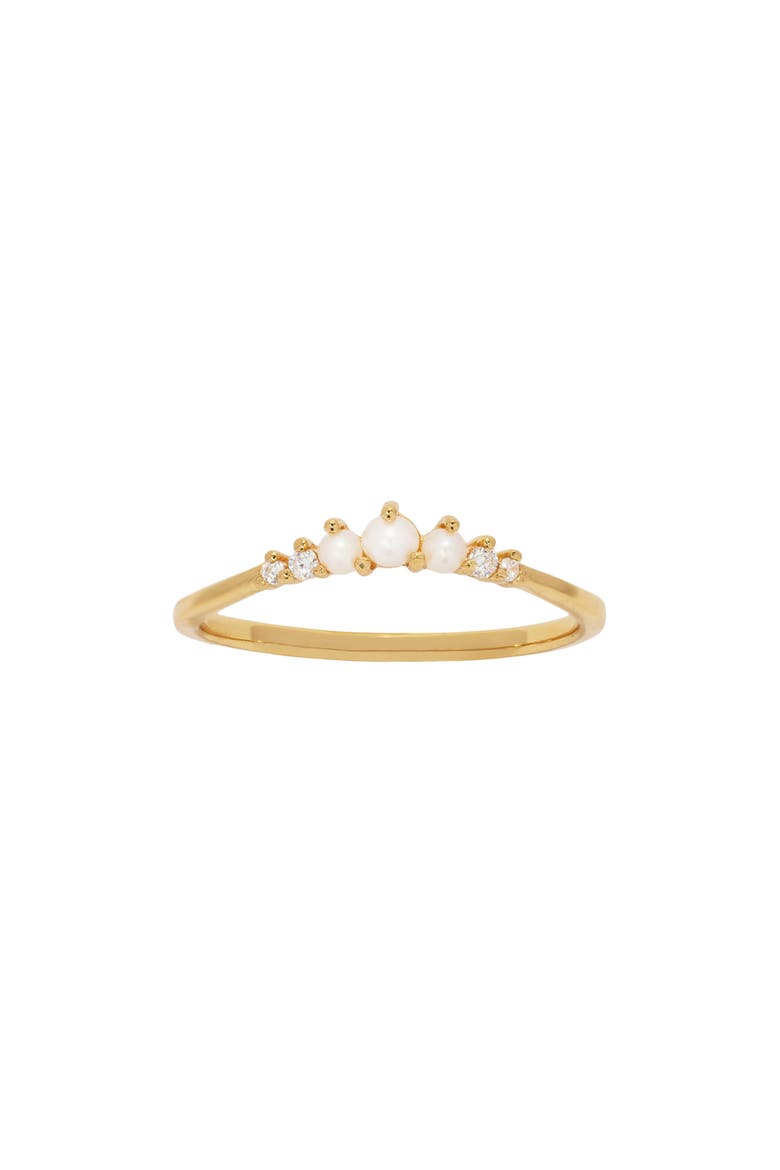 Freshwater Pearl Ring, Main, color, GOLD