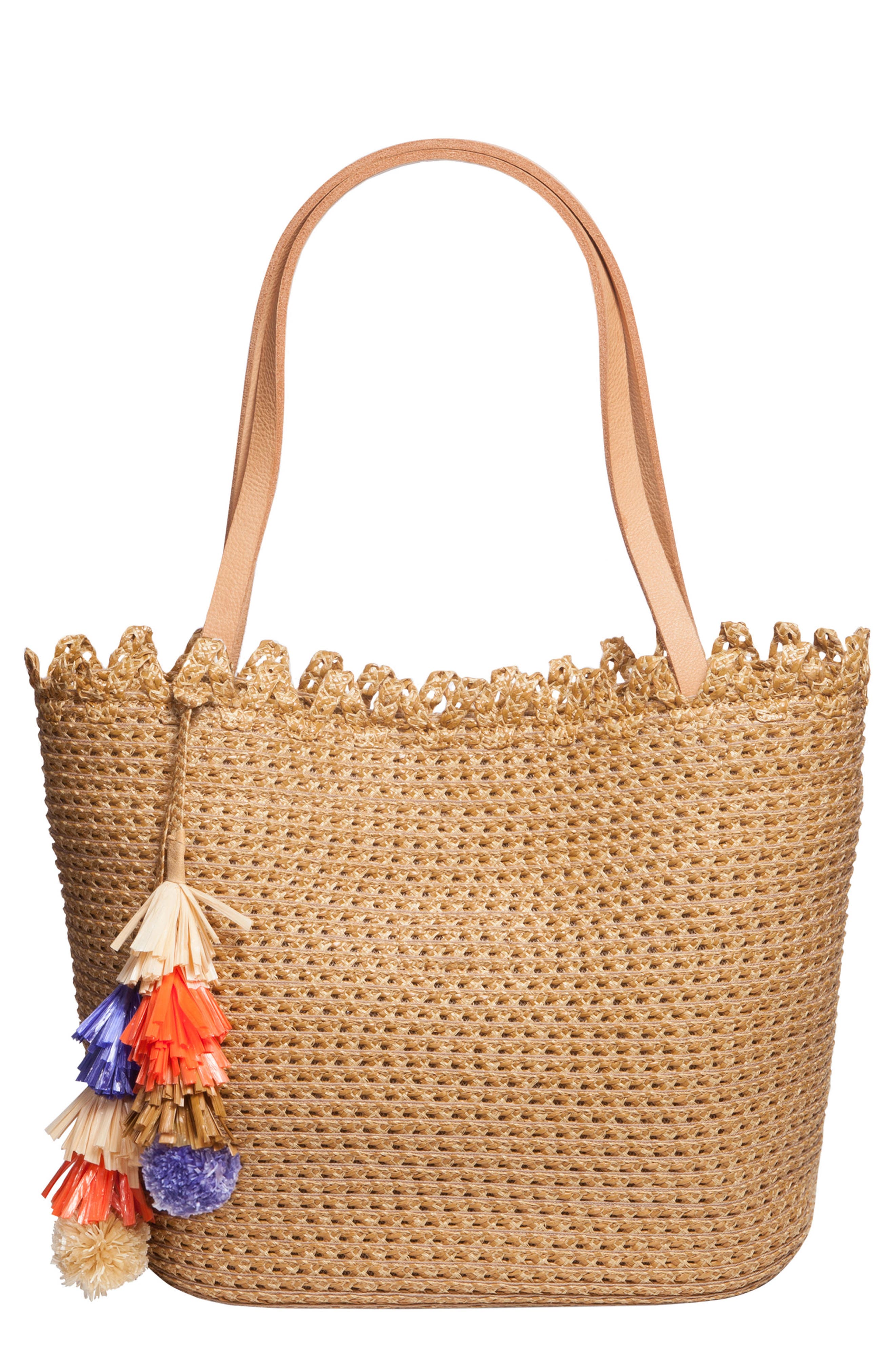 Mita Squishee® Tote, Main, color, NATURAL MIX