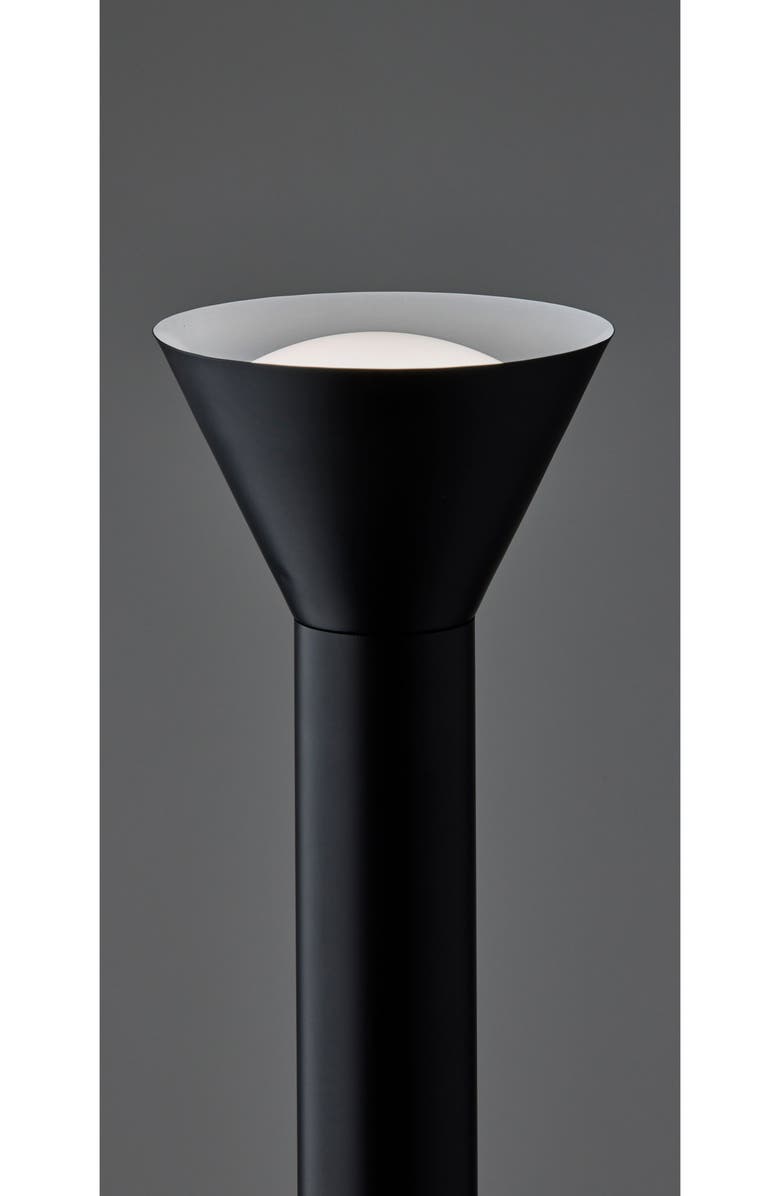 ADESSO LIGHTING Greer LED Torchiere Lamp, Alternate, color, Black