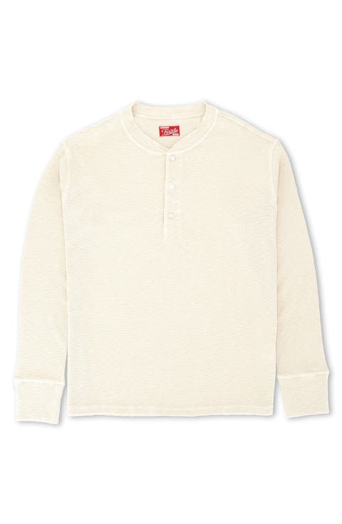 Amish Waffle Knit Henley