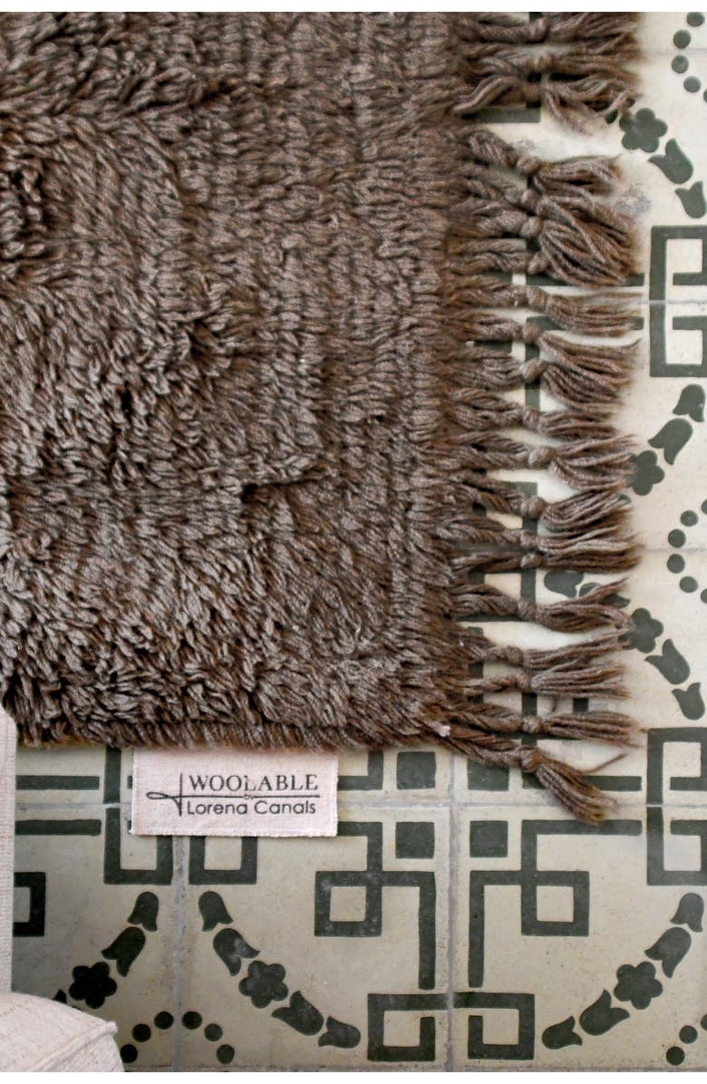 Lorena Canals Into the Blue Washable Wool Rug, Alternate, color, 