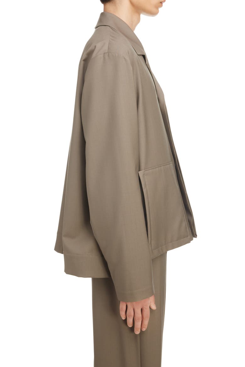 Maison Margeila Wool & Mohair Jacket, Alternate, color, TAUPE