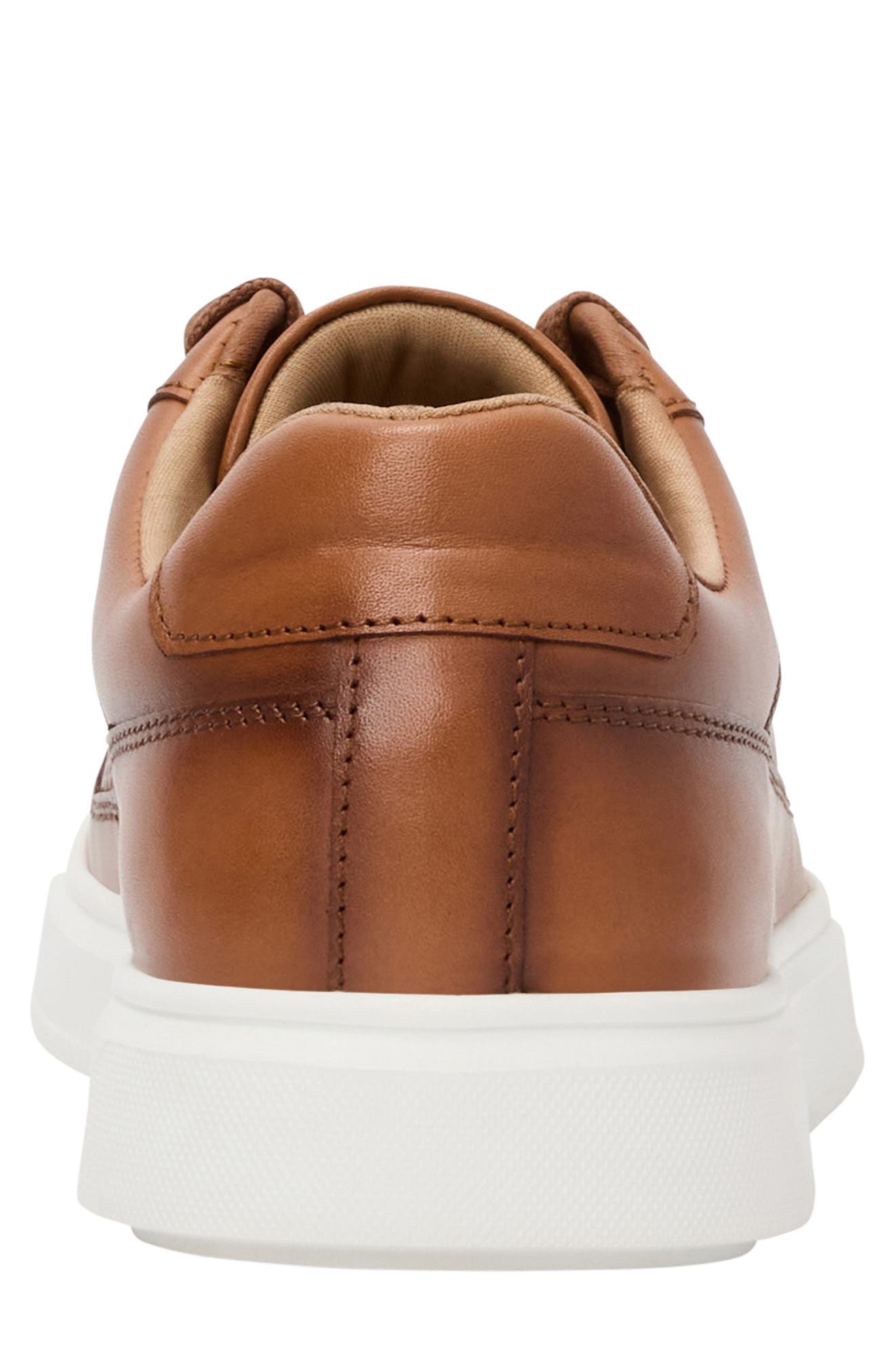 Andrew Perforated Leather Sneaker, Alternate, color, COGNAC PERF