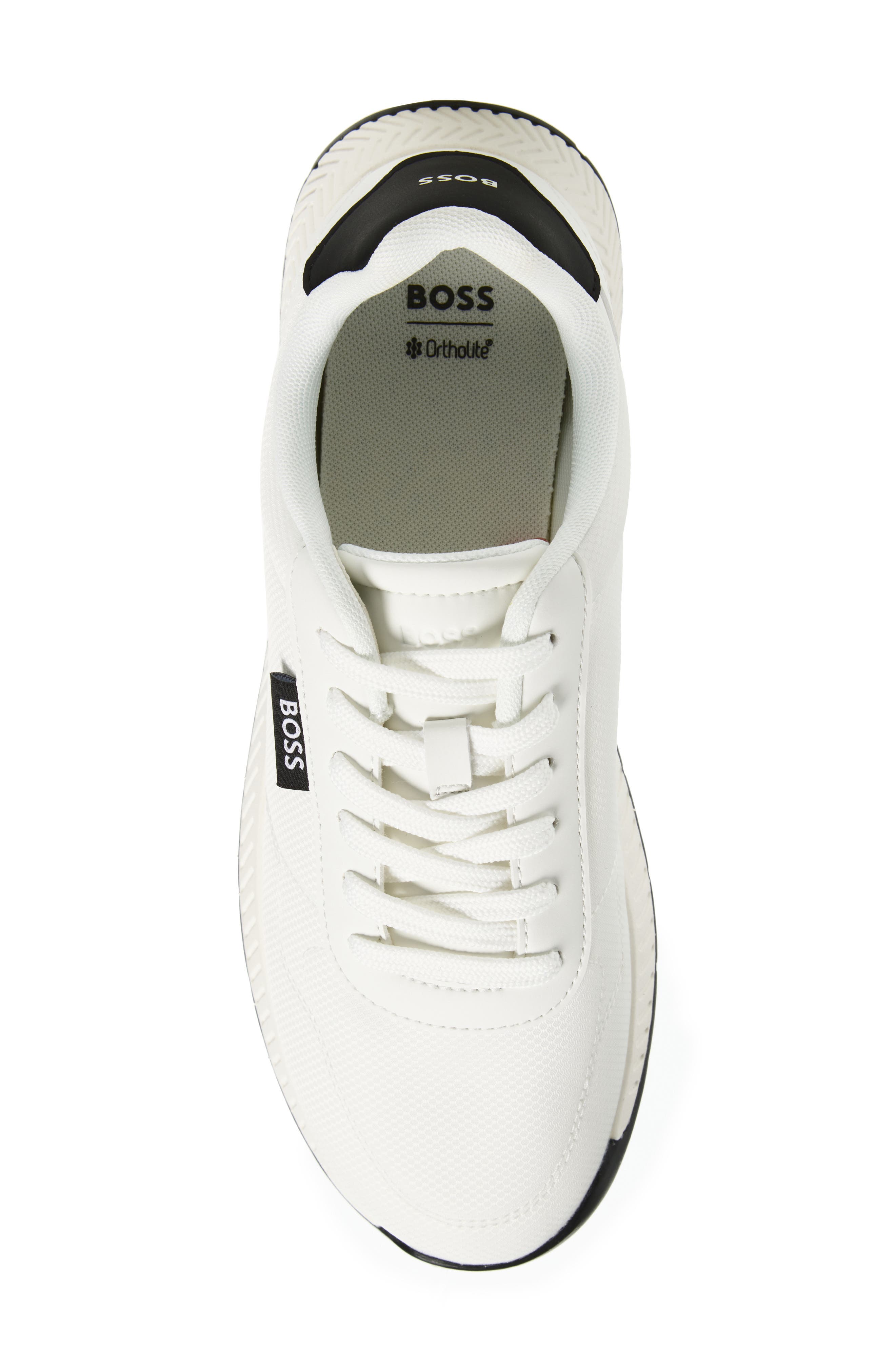 BOSS Titanium Runn Sneaker, Alternate, color, White