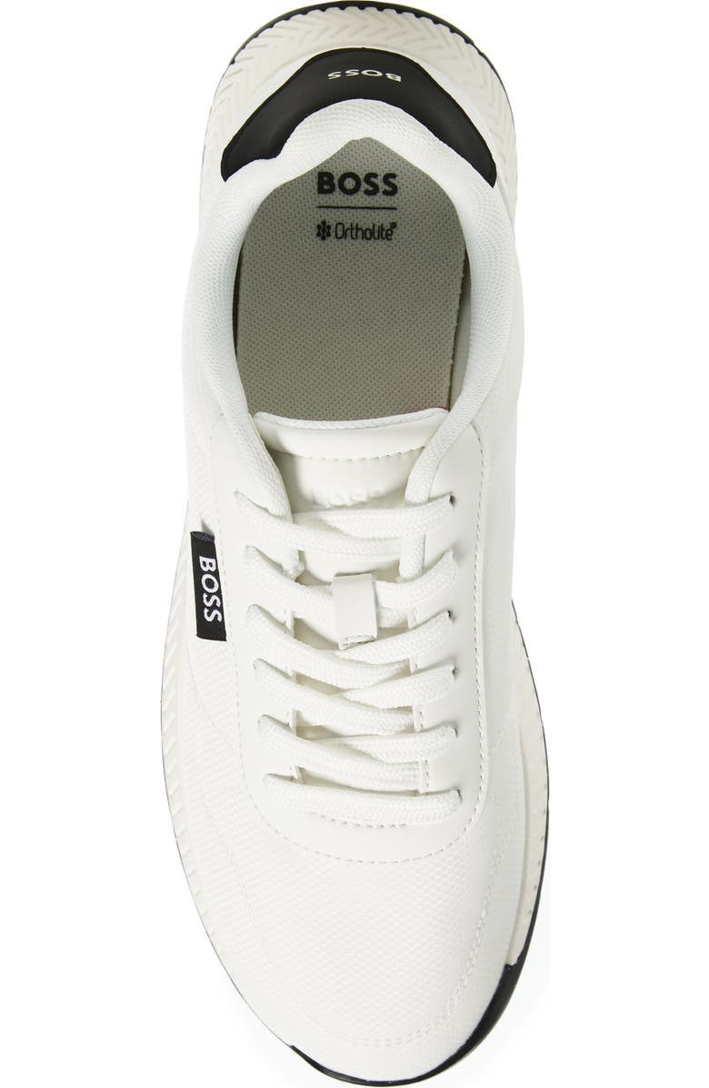 BOSS Titanium Runn Sneaker, Alternate, color, White