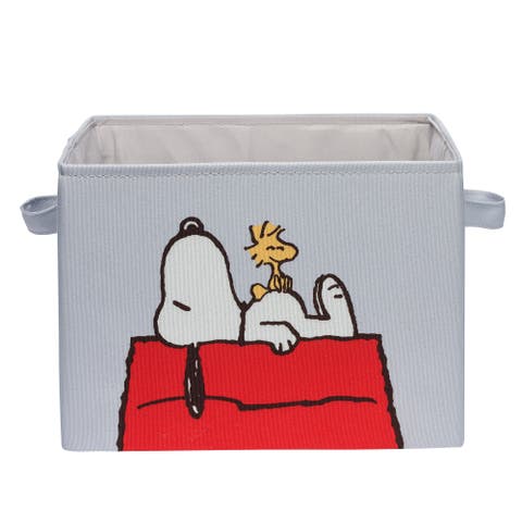 Snoopy Foldable/Collapsible Storage Bin/Basket Organizer w/ Handles