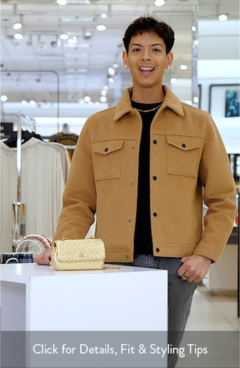 Mini Kira Moto Quilted Metallic Leather Convertible Shoulder Bag, sales video thumbnail