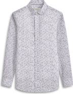 Bugatchi Julian Linen Shaped Fit Button-Up Shirt