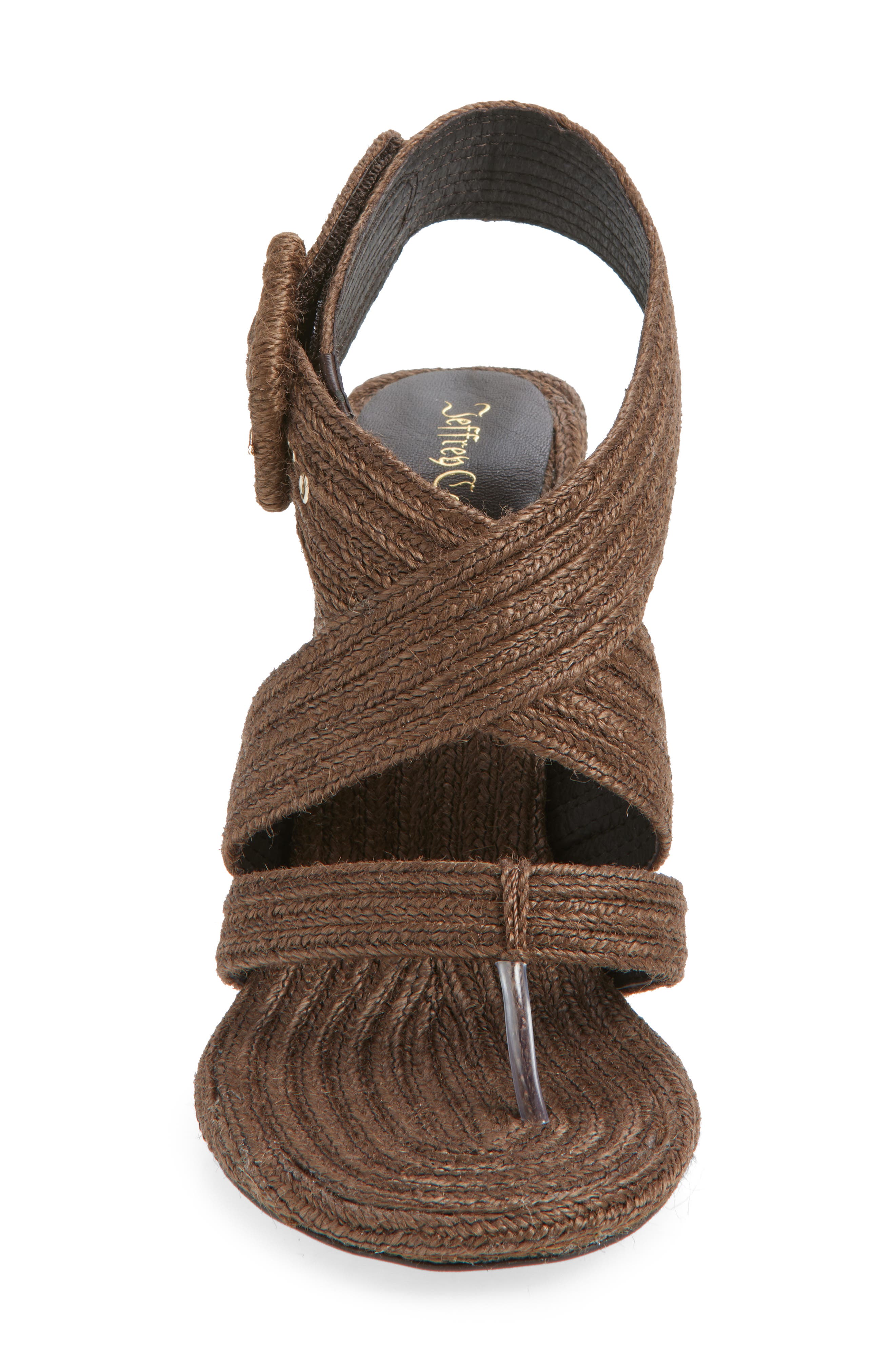 Boreal Raffia Sandal, Alternate, color, BROWN RAFFIA