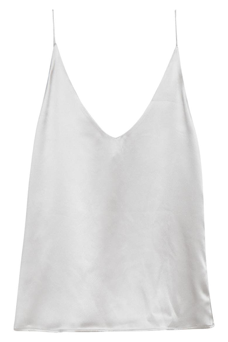 Silk Camisole, Alternate, color, PEARL GREY