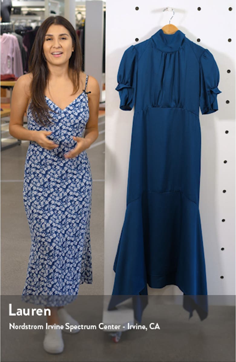 Ruffle Puff Sleeve Dress, sales video thumbnail