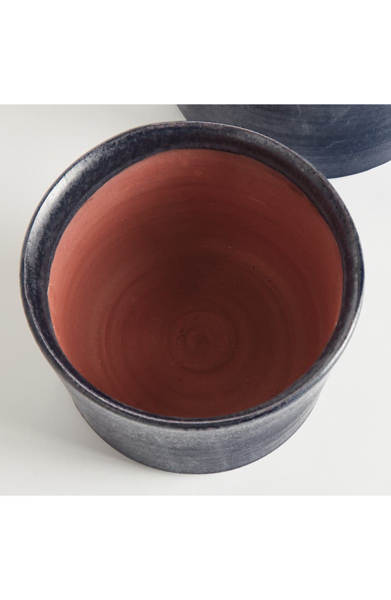 Napa Home & Garden Navy Terracotta Planters Studio Cachepots, Set of 2, Alternate, color, 