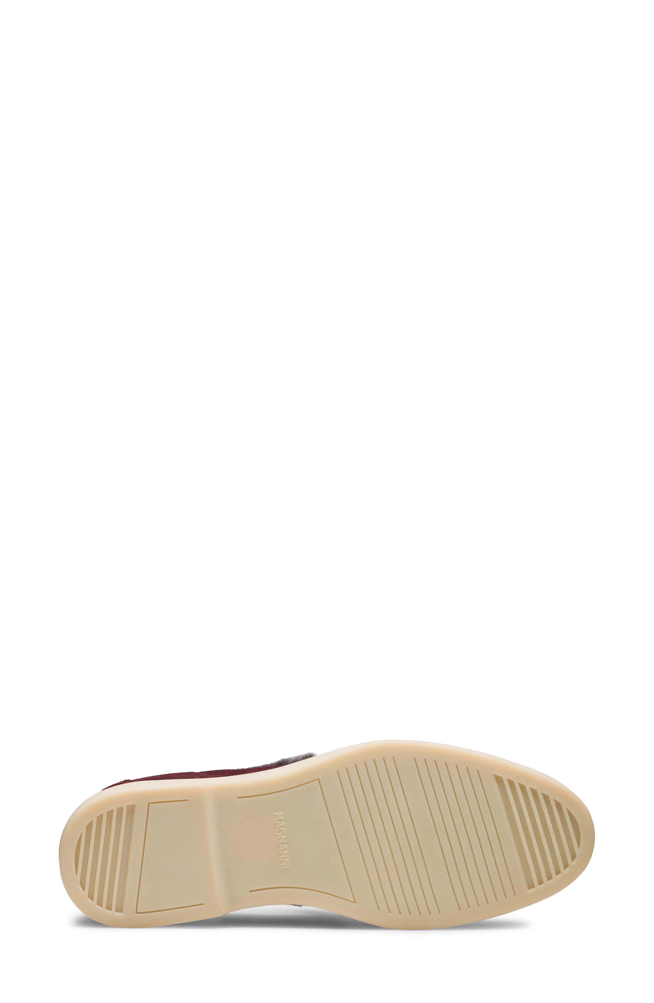 Sophie Loafer, Alternate, color, BURGUNDY SUEDE/ SHEARLING