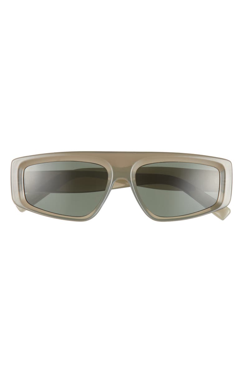 BP. 55mm Rectangular Sunglasses, Main, color, Milky Grey