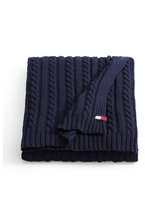 Cable Knit Throw