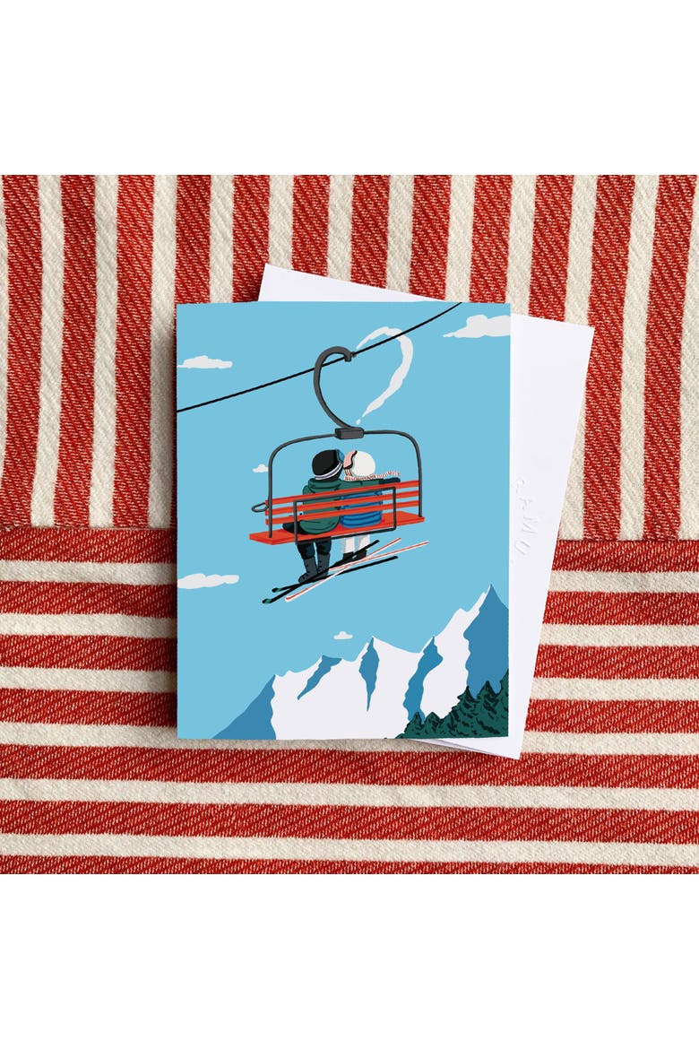 Love/Friendship Greeting Cards "Ski Love", Alternate, color, Multi-Pack