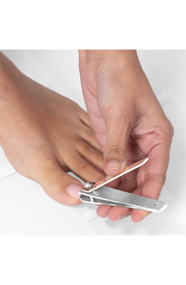 TWEEZERMAN Rose Gold Combo 2-Pack Nail Clipper Set, Alternate, color,