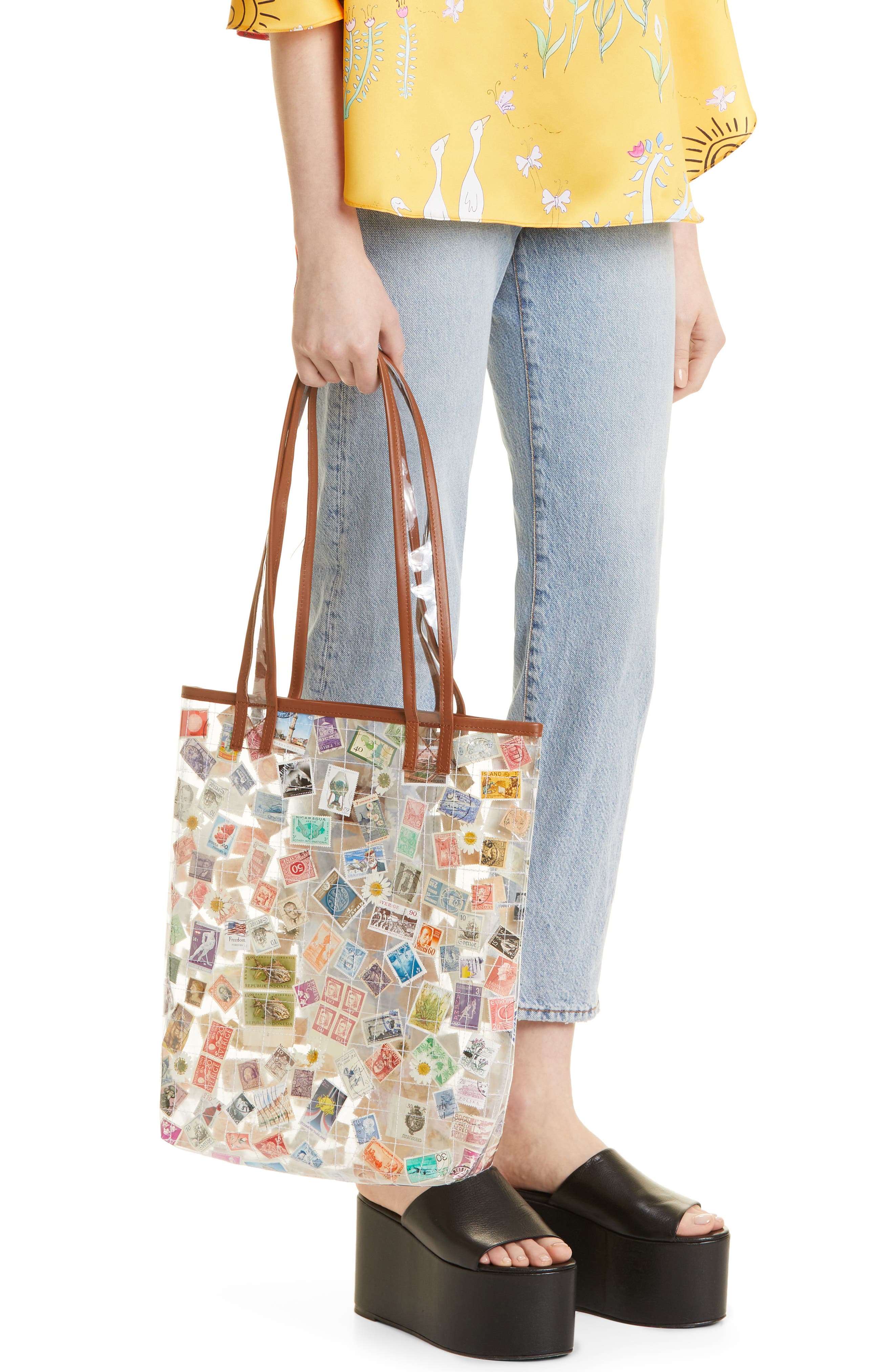 Dauphinette Stamp Tote, Alternate, color, 