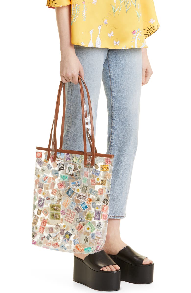 Dauphinette Stamp Tote, Alternate, color,