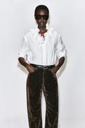 COS Ruffle-Collar Seersucker Blouse