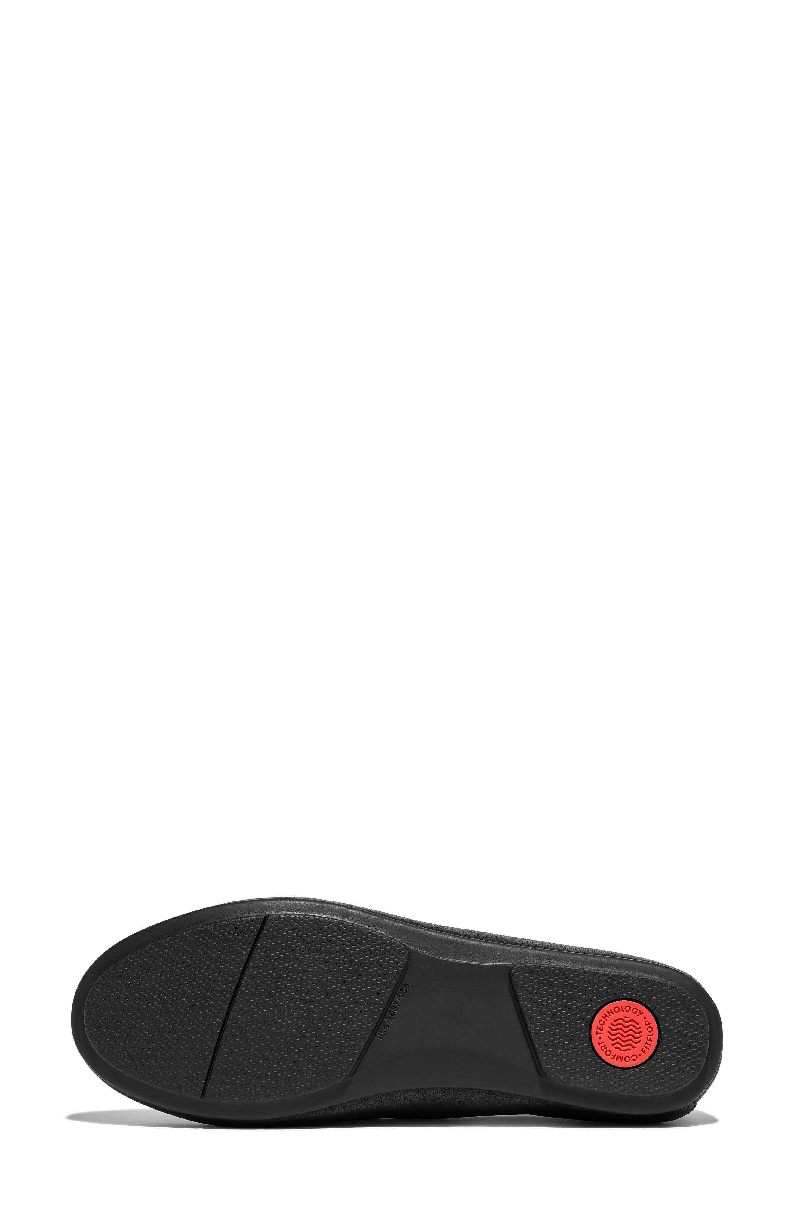 FitFlop Allegro Crush-Back Loafer, Alternate, color, All Black