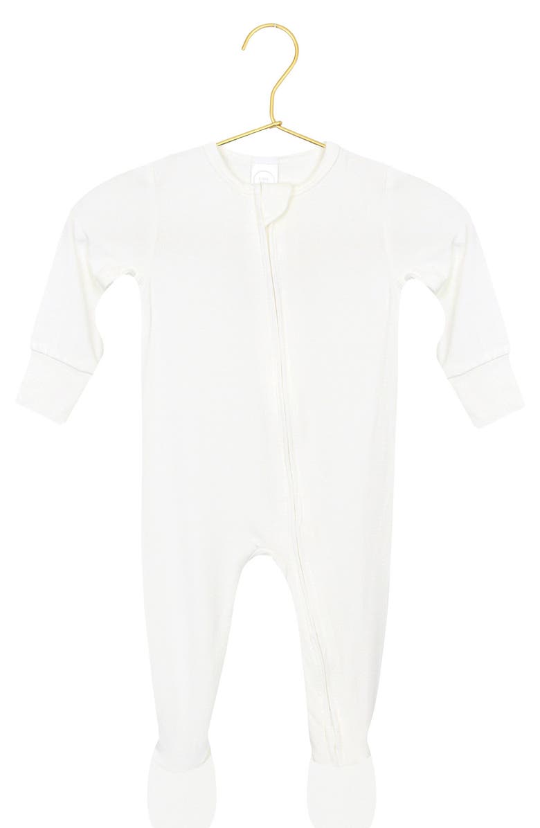 Lou Lou and Company Print Zip Footie, Main, color, Finley