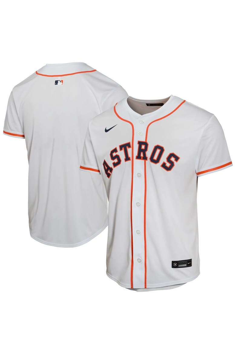 Youth Nike  White Houston Astros Home Game Jersey, Alternate, color, White